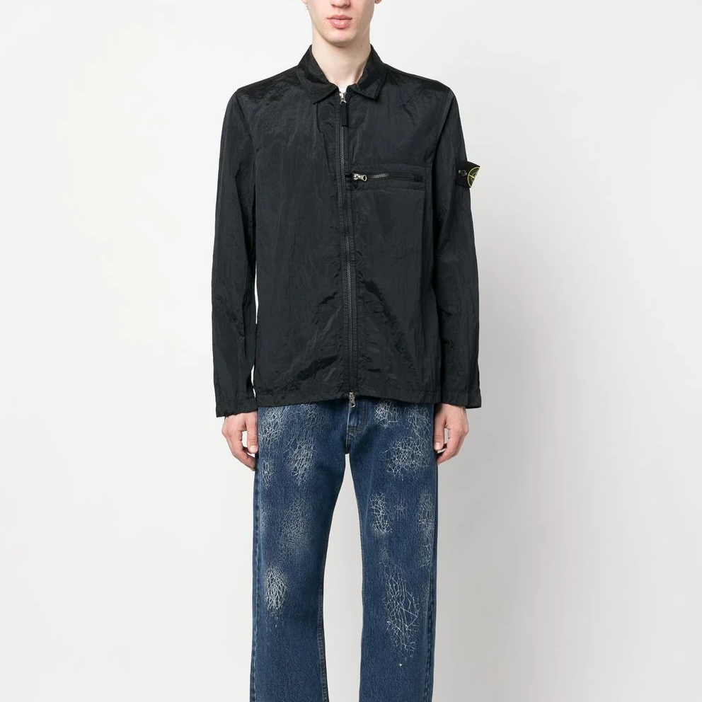 STONE ISLANDNylon Metal Shirt Jacket 'Black' 781510919-V0029