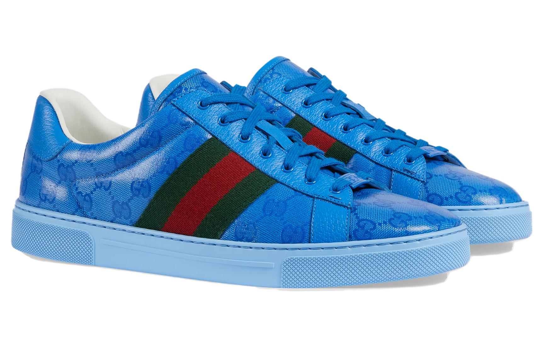 Gucci  Ace GG Crystal Canvas 'Blue' 760775-FACRF-4349