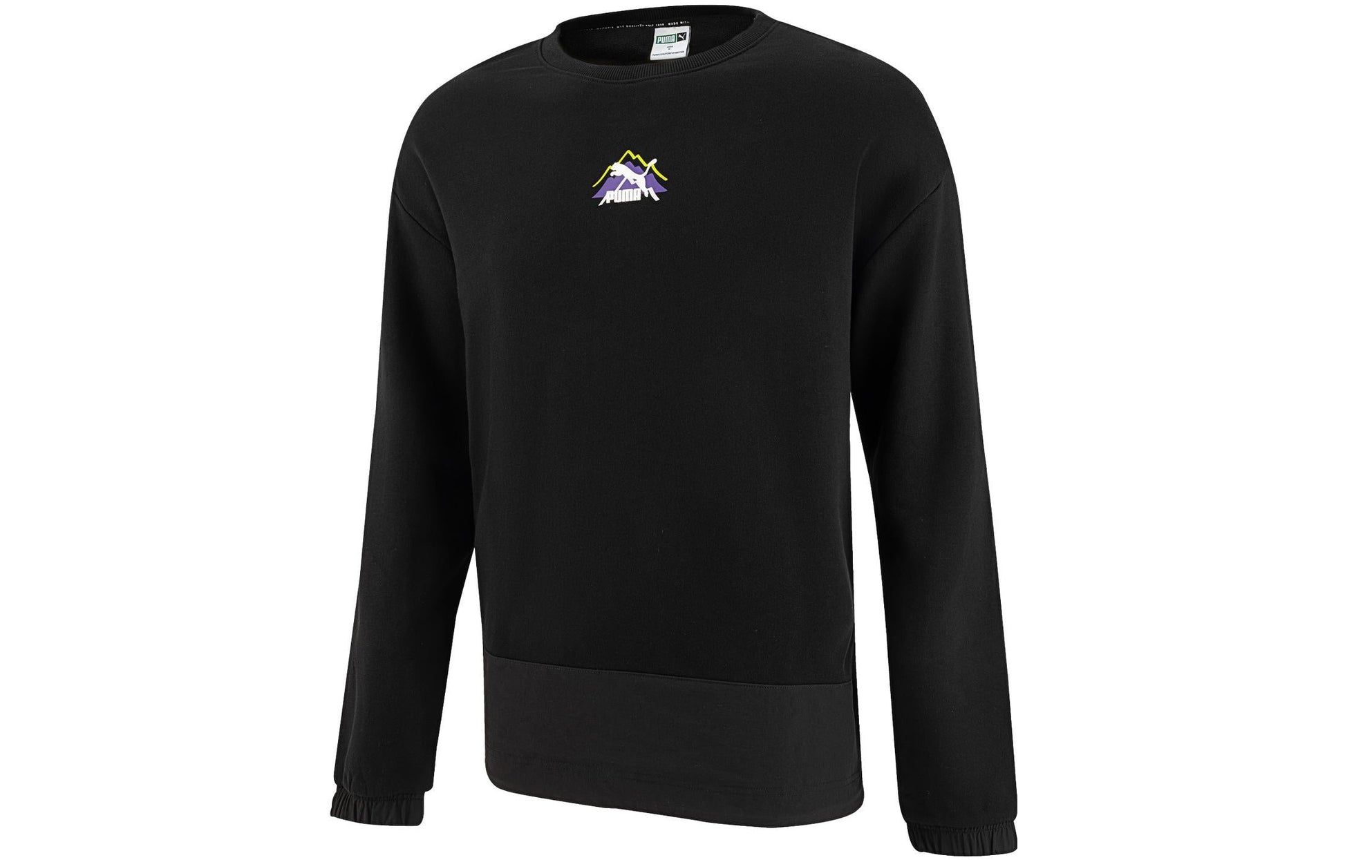 PUMA Camping Sportswear Mountain Long Sleeve Tee 'Black' 537391-01