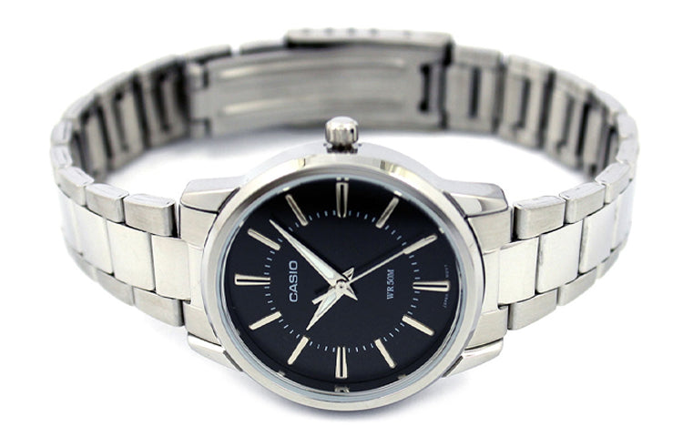 CASIO Waterproof Stainless Steel Strap Quartz Silver Analog LTP-1303D-1A