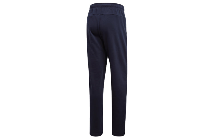 Men's adidas Casual Alphabet Minimalistic Solid Color Sports Pants/Trousers/Joggers Ink Blue DX3685