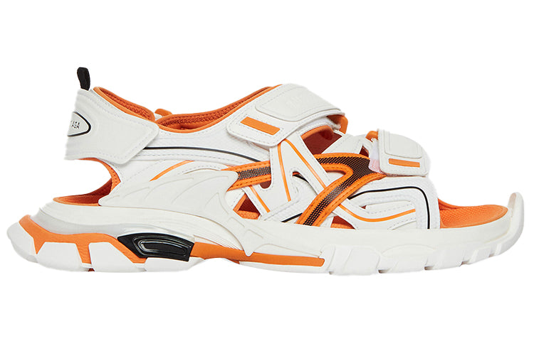 Balenciaga Track Sandals White/Orange 617542W2FH19059