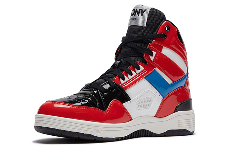 PONY M100 High White/Red 01M1M101RD