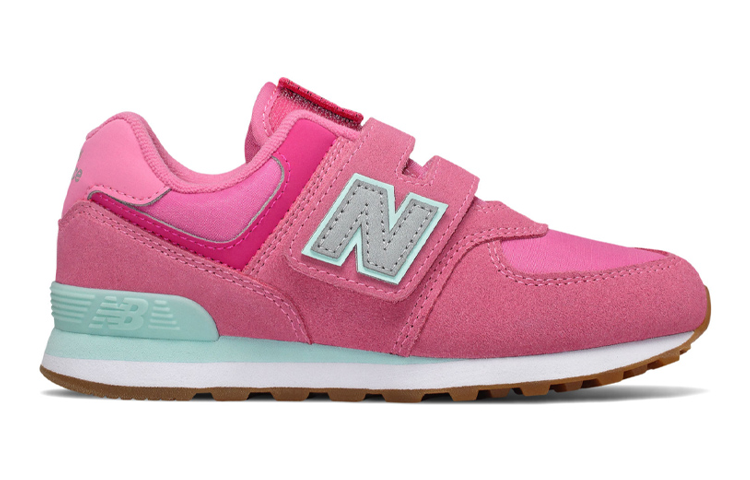 (GS) New BalanceHook and Loop 574 Pink/Green YV574PAF