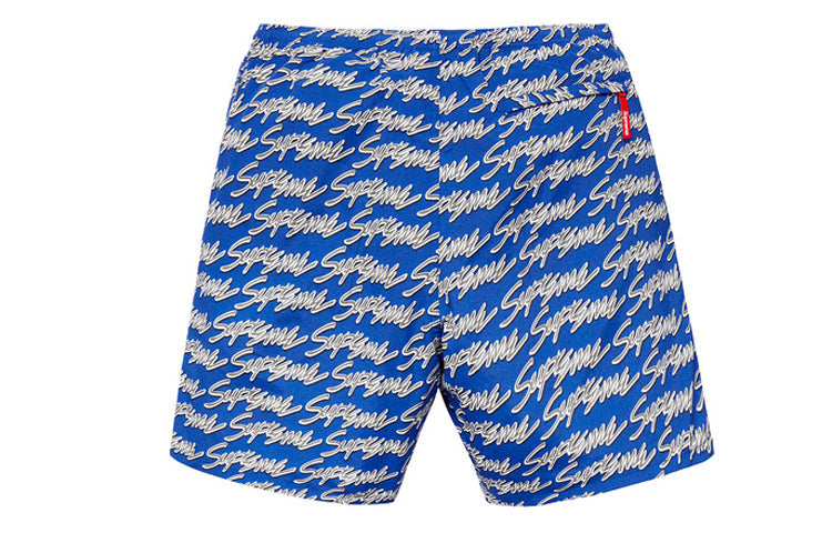 Supreme SS19 Signature Script Logo Water Short SUP-SS19-10562