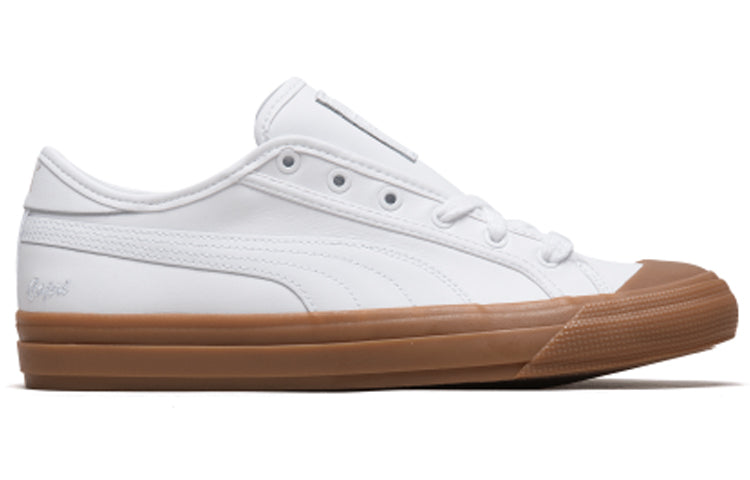 PUMA Capri Leather White/Brown 369244-03