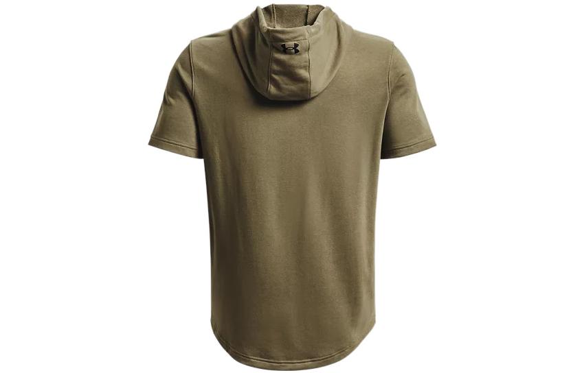 Under Armour Project Rock Terry Short Sleeve Hoodie 'Green' 1370465-361