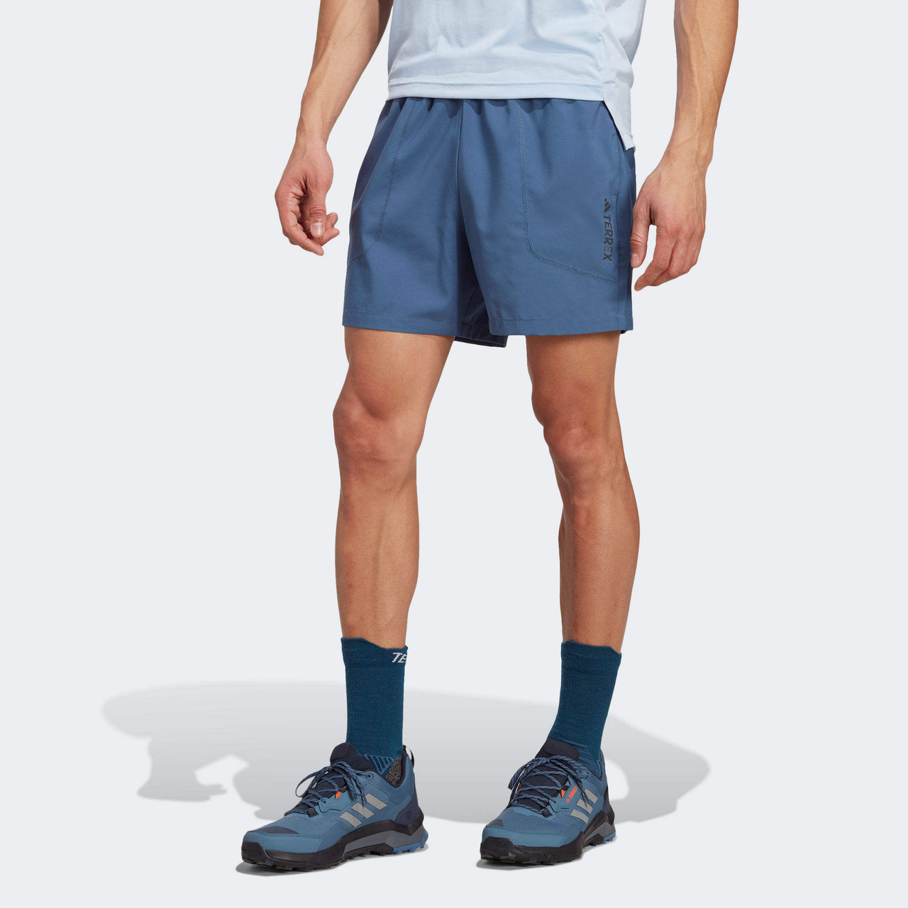 adidas Terrex Multi Logo Shorts 'Wonder Steel' HM4012