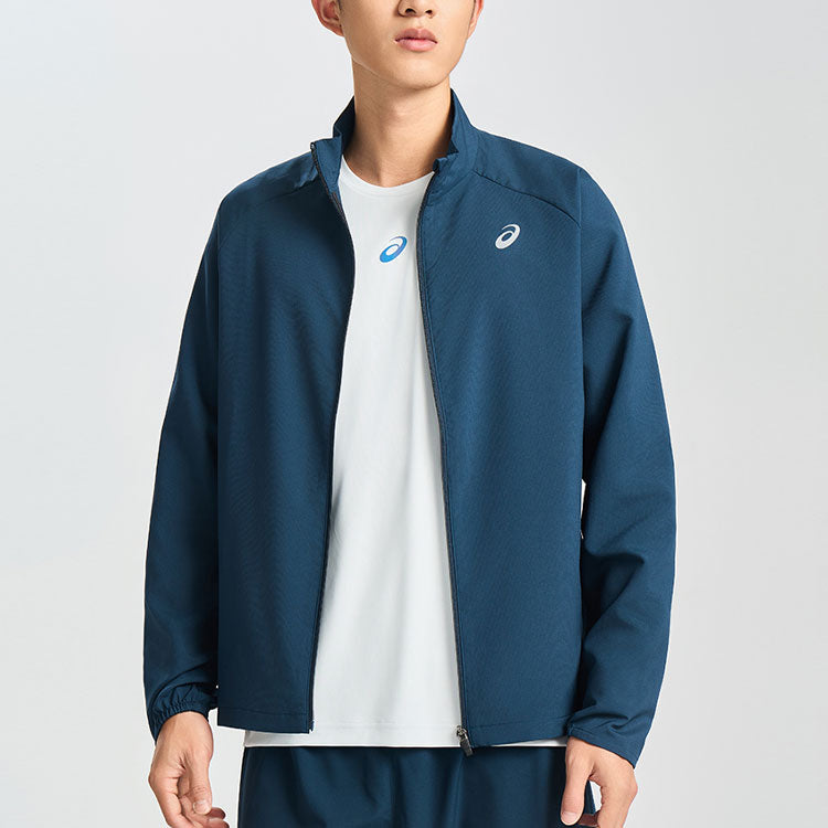 ASICS Full Zip Knit Jacket 'Velvet Pine' 2011D043-401