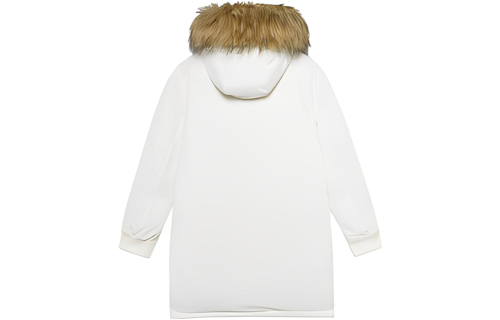 (WMNS) New Balance Warm Long Down Jacket Asia Sizing 'White' AWJ23345-CRM