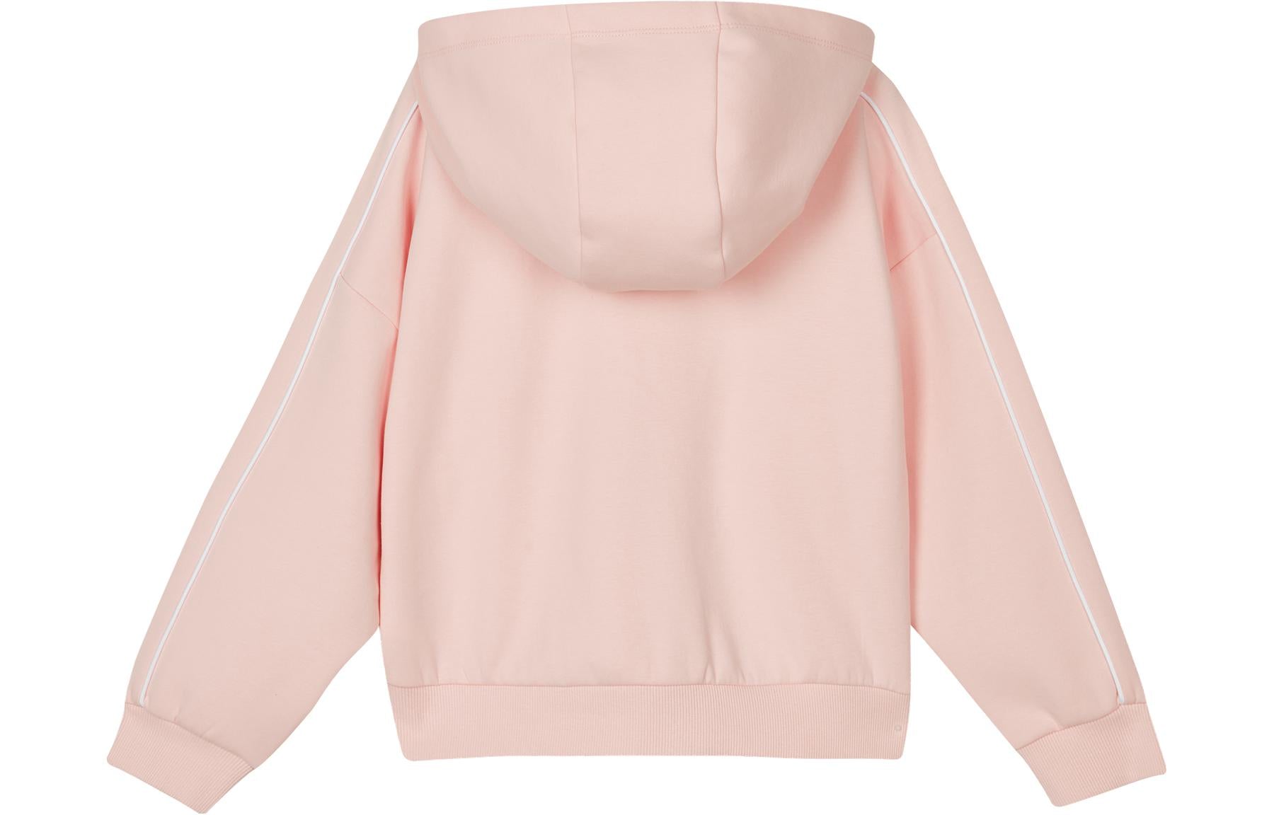 (GS) Skechers Casual Series Letter Printed Knitted Jacket 'Pink' L323G043-01UJ