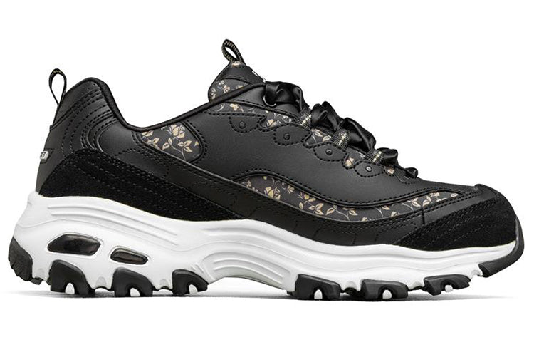 (WMNS) Skechers D'Lites 1.0 Running Shoes Black 66666329-BKNT