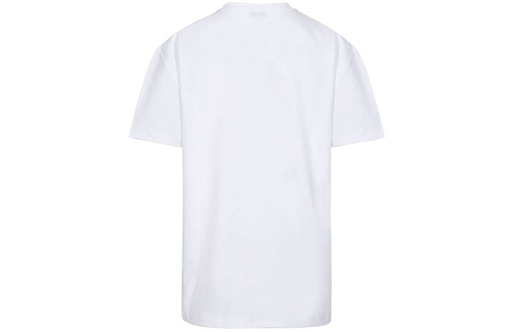 KENZO Pattern Embroidered Short Sleeve White F96-2TS950-4Y6-01