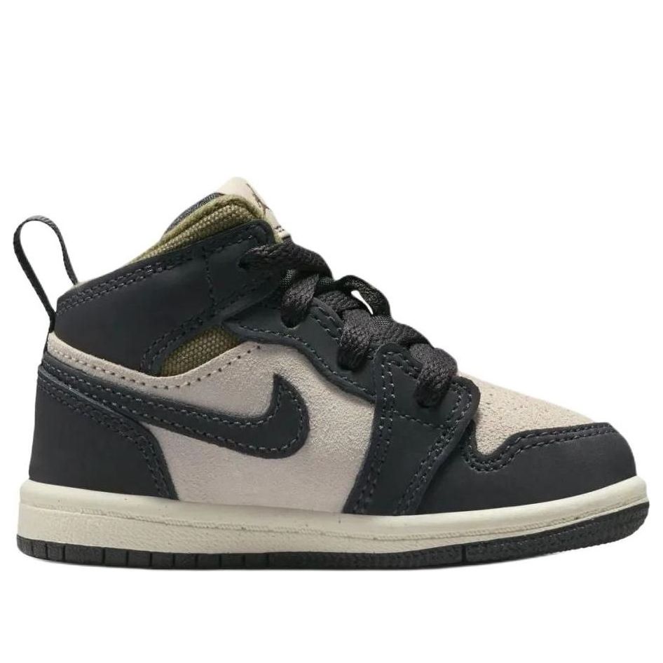 (TD) Air Jordan 1 Mid SE 'Off Noir Medium Olive' HV4729-102