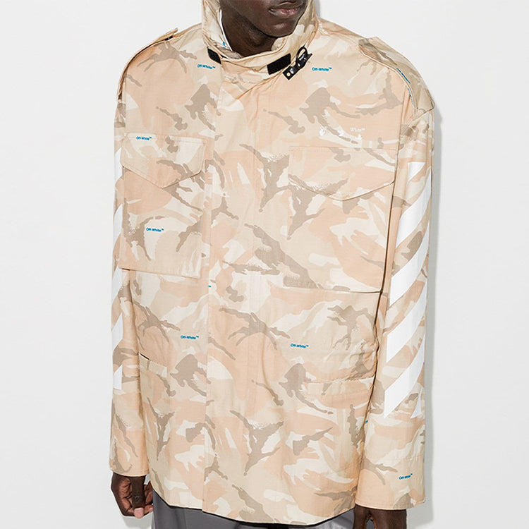 Off-White x Browns 50 Camouflage Military Jacket OMEL010G20FAB0016001