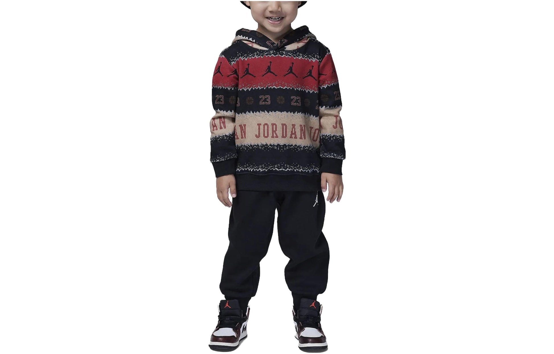 (TD) Air Jordan MJ Holiday Pullover Set 'Multicolor Black' FV5660-010