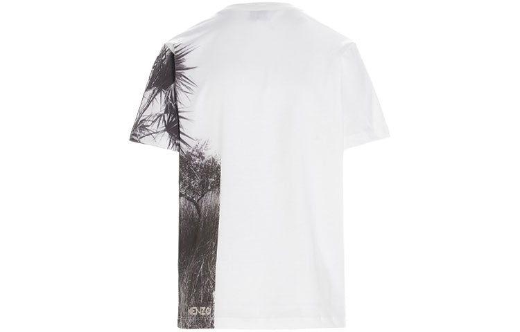 KENZO Unisex SS21 520 Series Round-neck Printing Purple FB52TS6924SA-66