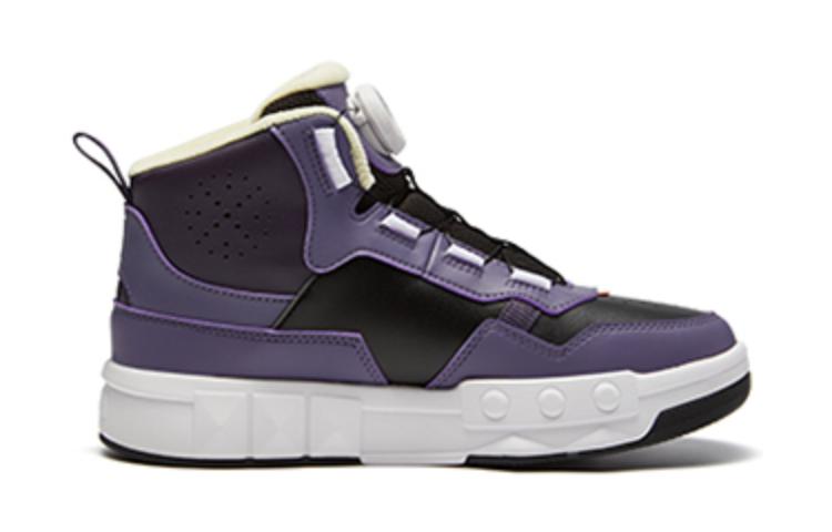 (GS) FILA Memphis Board Skate Shoes 'Black Purple' K15G341306FBC