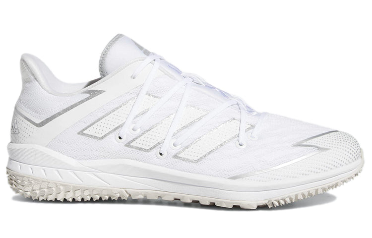 adidas Adizero Afterburner Turf 'White Silver Metallic' FV9416