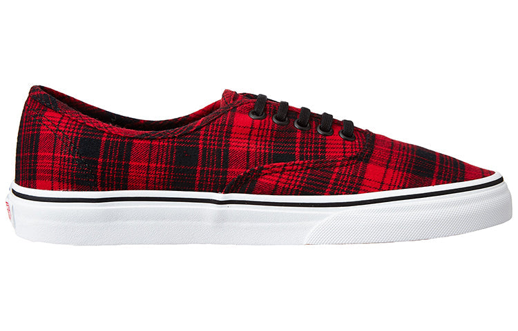 Vans Authentic Sneakers Plaid 'Red Black' VN0A348AM1U