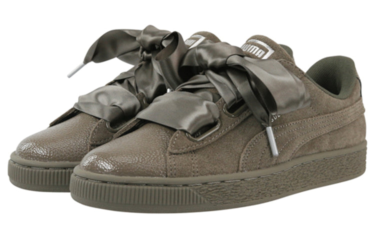 (WMNS) PUMA Suede Heartbubble Green 366441-03