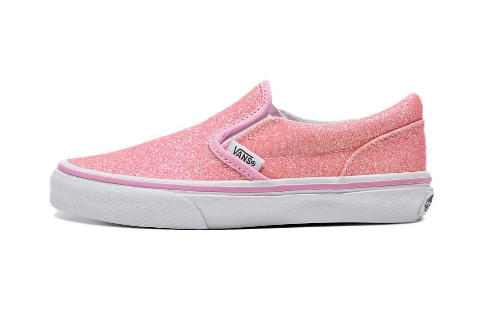 (PS) Vans Classic Slip-On Glitter Shoes 'Pink' VN0005WWPNK