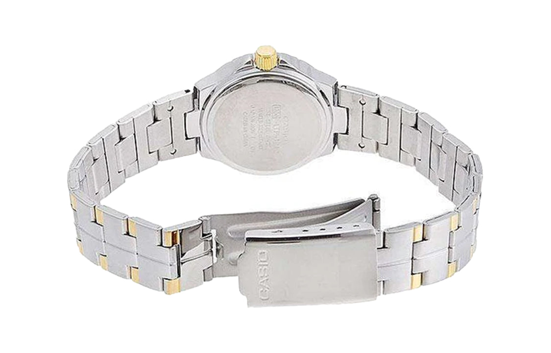CASIO Unisex SilverWhite Analog LTP-1242SG-7C
