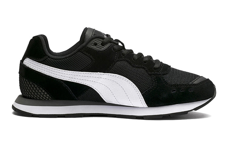 (GS) PUMA Vista Low Top Running Shoes Black/White 369539-01