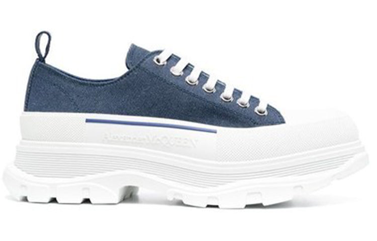 Alexander McQueen Treadslick Sneakers 'Indigo Blue' 604257W4PD14177