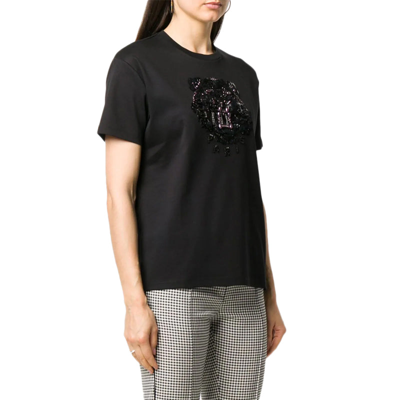 KENZO Tiger Head Short Sleeve Black FA52TS9584YN-99