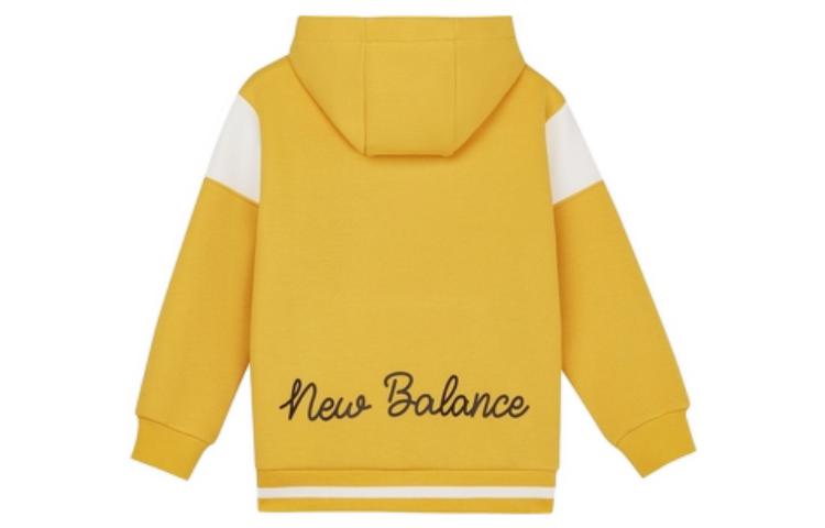 (GS) New Balance Casual Hoodie Asia Sizing 'Yellow White' 7CD12053-AE