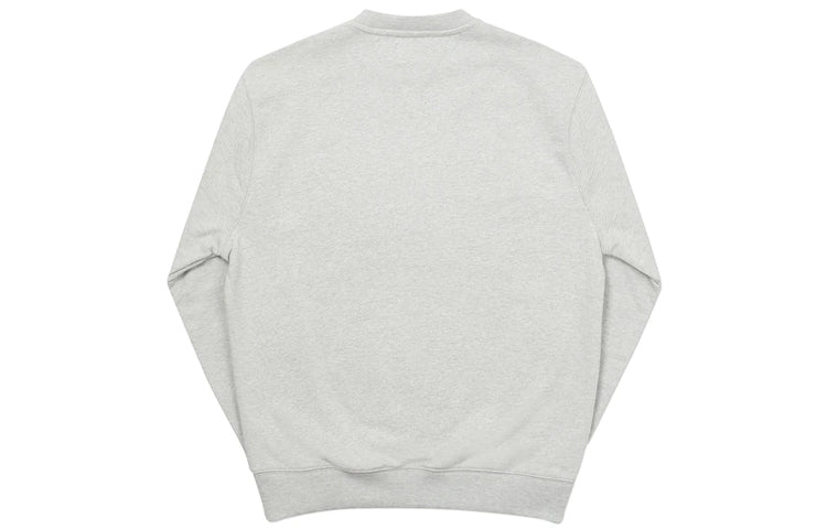 PALACE Boss Man Alphabet Logo Printing Round Neck Pullover Unisex Gray P19CS052