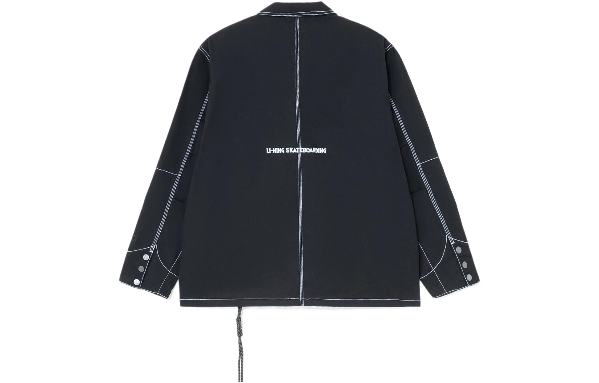 Li-Ning Skateboard Series Multiple Pockets Loose Jacket 'Black' AFDS103-1