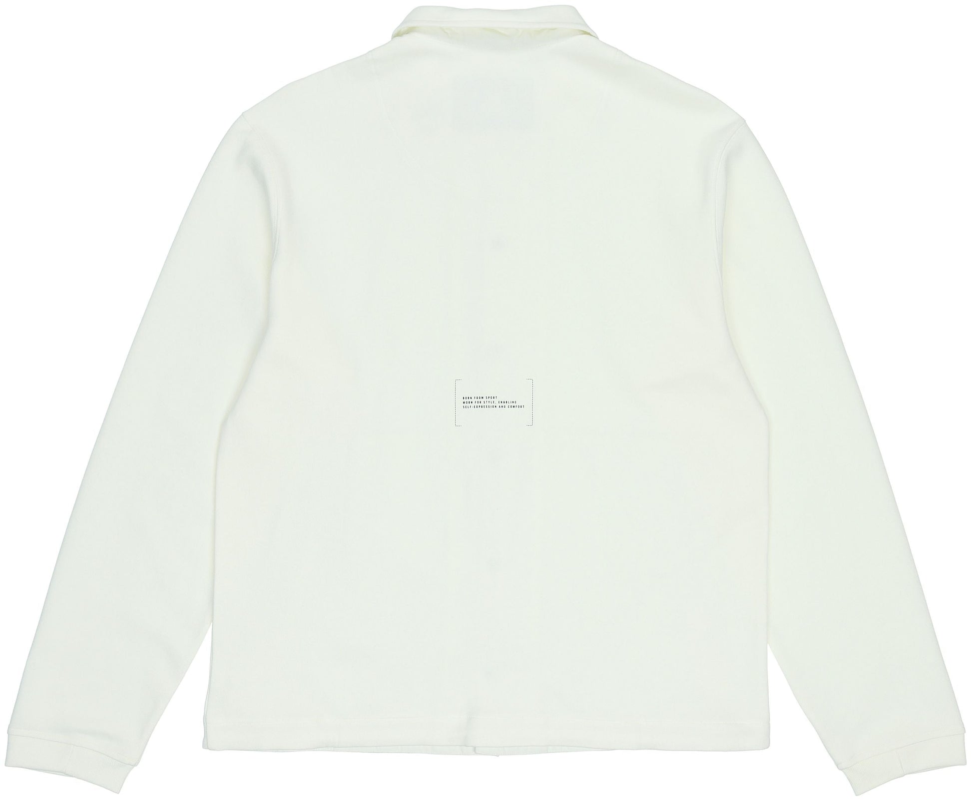 adidas Solid Color Logo Single Breasted Lapel Long Sleeves White Jacket HG2072