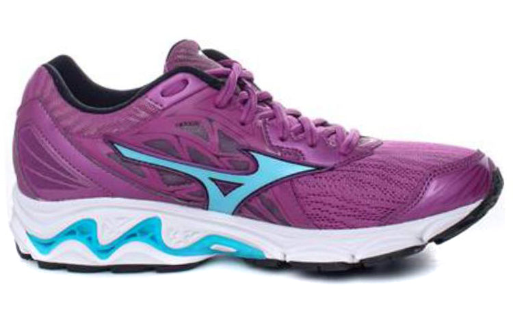 Mizuno Wave Inspire 14 Low Tops Wear-resistant Purple White Blue J1GD184432