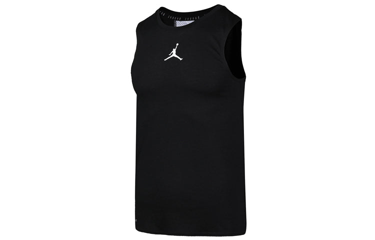 Air Jordan Air Logo Printing Breathable Basketball Vest Black CZ7851-010