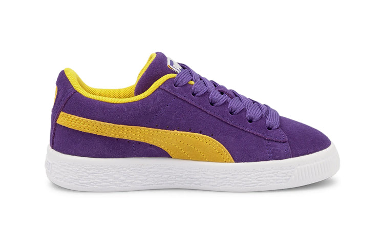 (PS) PUMA Suede Teams Leisure Board Shoes Purple 380566-03