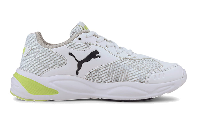 PUMA 90s Runner Mesh Jr 'White Black Yellow' 372926-07