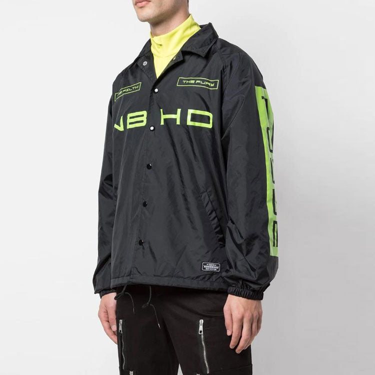 NEIGHBORHOOD Unisex Printing Jacket Black 192TSNHJKM09
