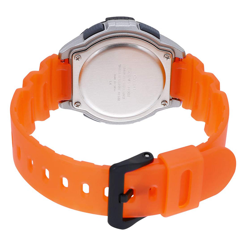 CASIO Waterproof Sports Shockproof Orange Digital WS-1100H-4A