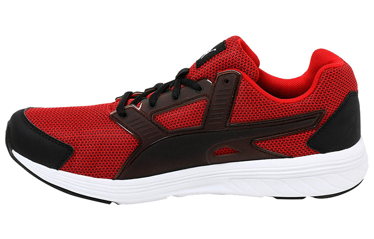 (WMNS) PUMA Nrgy Driver Nm Low Running Shoes Black/White/Red 191369-05