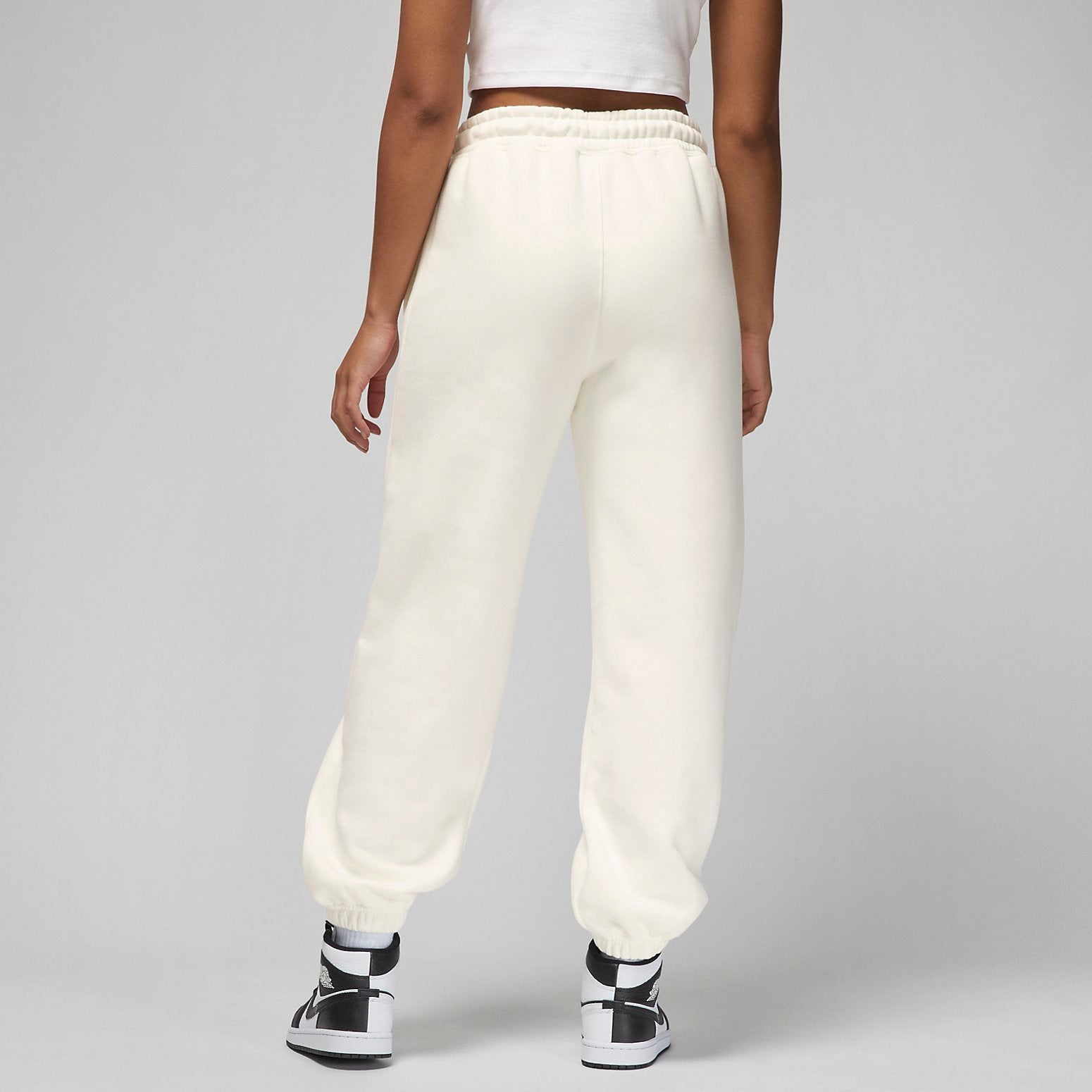 (WMNS) Air Jordan Flight Fleece Trousers 'White' FB5113-133