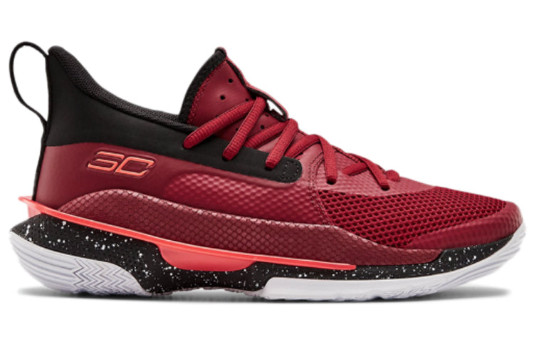 (GS) Under Armour Curry 7 'Red Cordova' 3022113-605