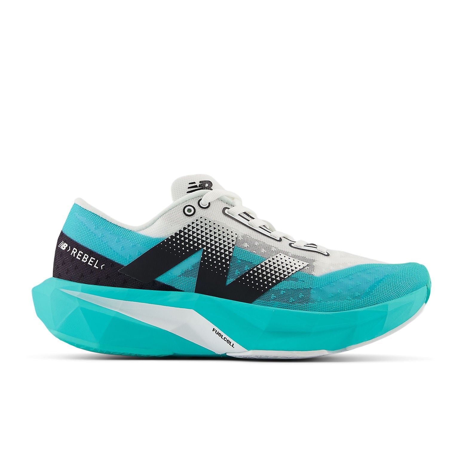 (WMNS) New Balance FuelCell Rebel v4 D Wide 'Cyber Jade' WFCXCJ4