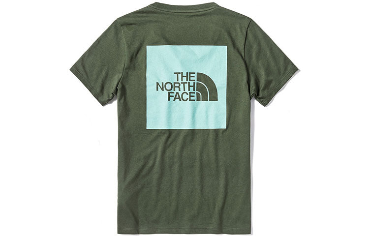 THE NORTH FACE Outdoor Short Sleeve Olive Green 499O-37X