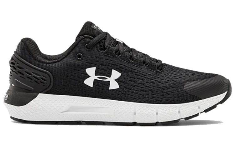 (WMNS) Under Armour Charged Rogue 2 Sports Shoes Black/White 3023335-003