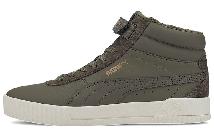 (WMNS) PUMA Carina Mid Winterized 'Green White' 374140-02