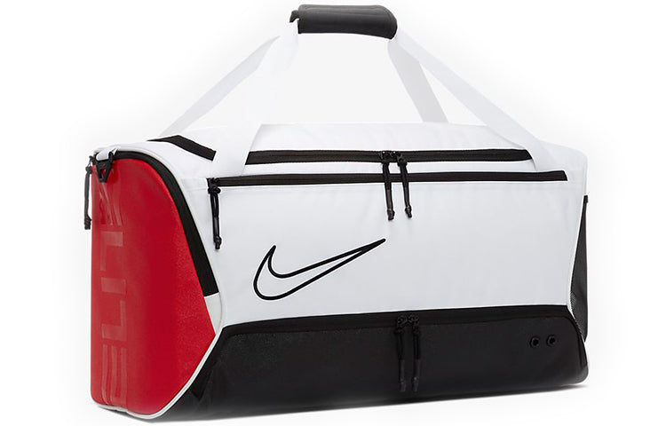 Nike Elite Basketball Duffel Bag 'White Black University Red' BA6163-100