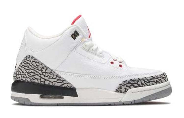 (GS) Air Jordan 3 Retro 'White Cement' 2011 398614-105