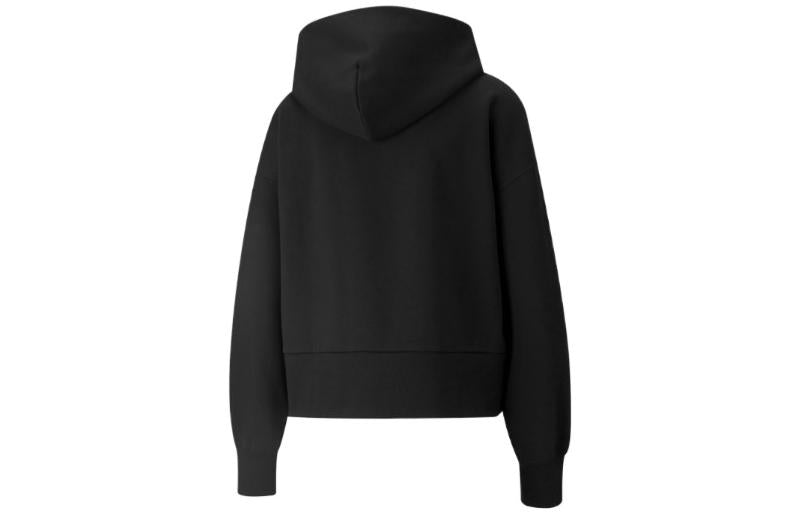 (WMNS) PUMA Classics Oversized Full Zip Hoodie Jacket 'Black' 534369-01